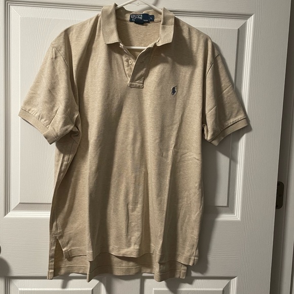 Polo by Ralph Lauren Size L Tan/Cream Polo - Picture 2 of 7